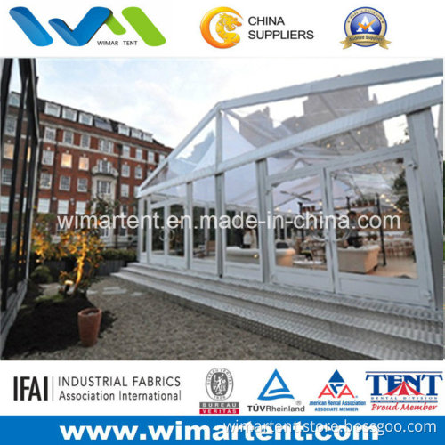 Clear-Span 15m Transparent PVC Aluminum Restaurant Tent